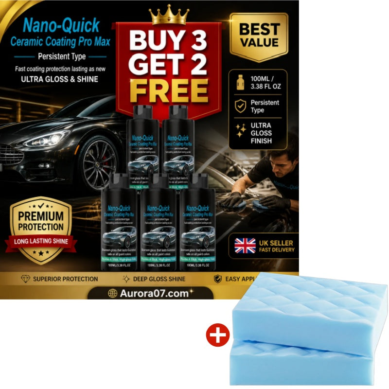 Lumethique™High-Gloss Hydrophobic Nano Ceramic Coating Spray