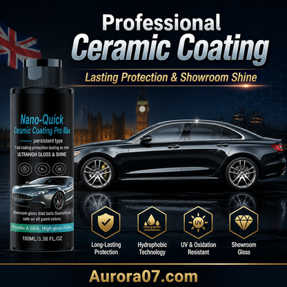 Lumethique™High-Gloss Hydrophobic Nano Ceramic Coating Spray