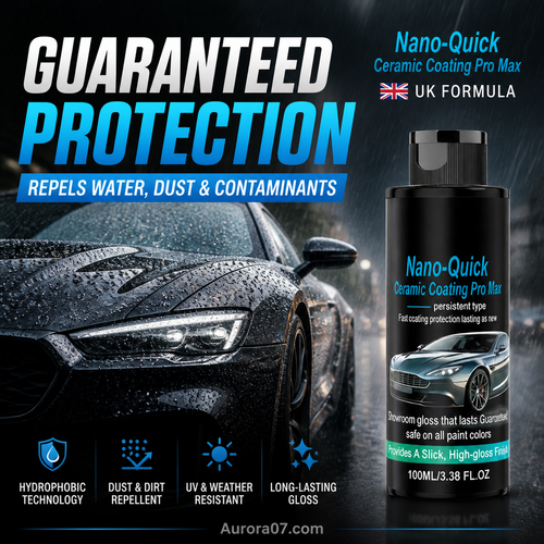 Lumethique™High-Gloss Hydrophobic Nano Ceramic Coating Spray
