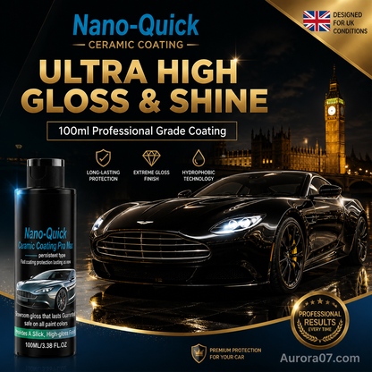 Lumethique™High-Gloss Hydrophobic Nano Ceramic Coating Spray