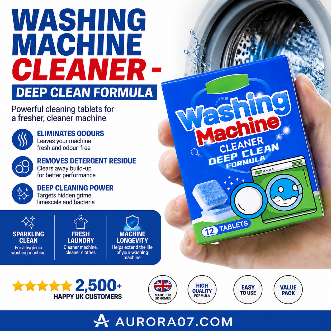 Lumethique™Washing Machine Cleaner Tablets