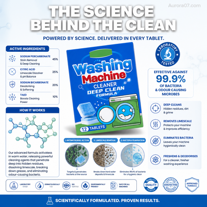 Lumethique™Washing Machine Cleaner Tablets