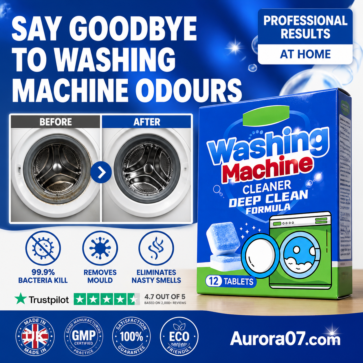 Lumethique™Washing Machine Cleaner Tablets