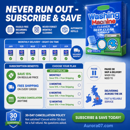 Lumethique™Washing Machine Cleaner Tablets