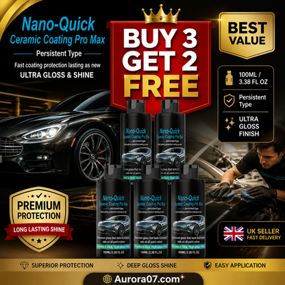 Lumethique™High-Gloss Hydrophobic Nano Ceramic Coating Spray