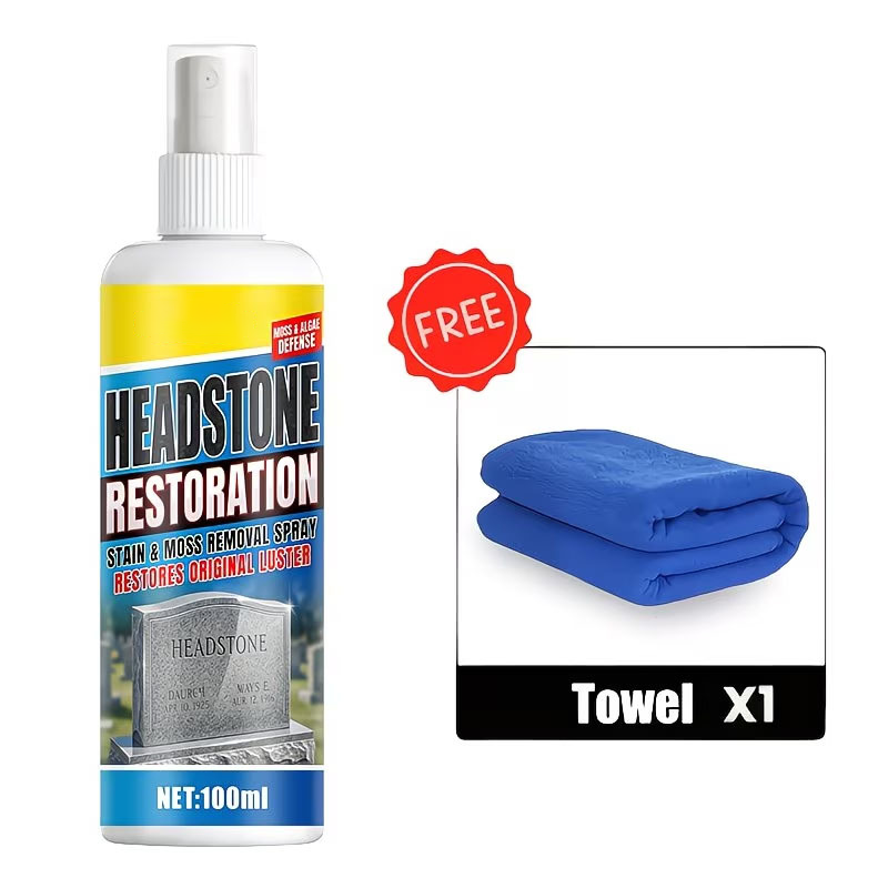 Lumethique™Headstone Cleaning & Restoration Spray