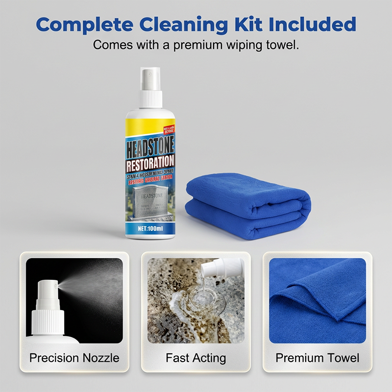 Lumethique™Headstone Cleaning & Restoration Spray