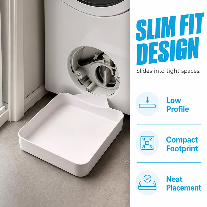 Lumethique™Universal Front-Load Washing Machine Drain Pan