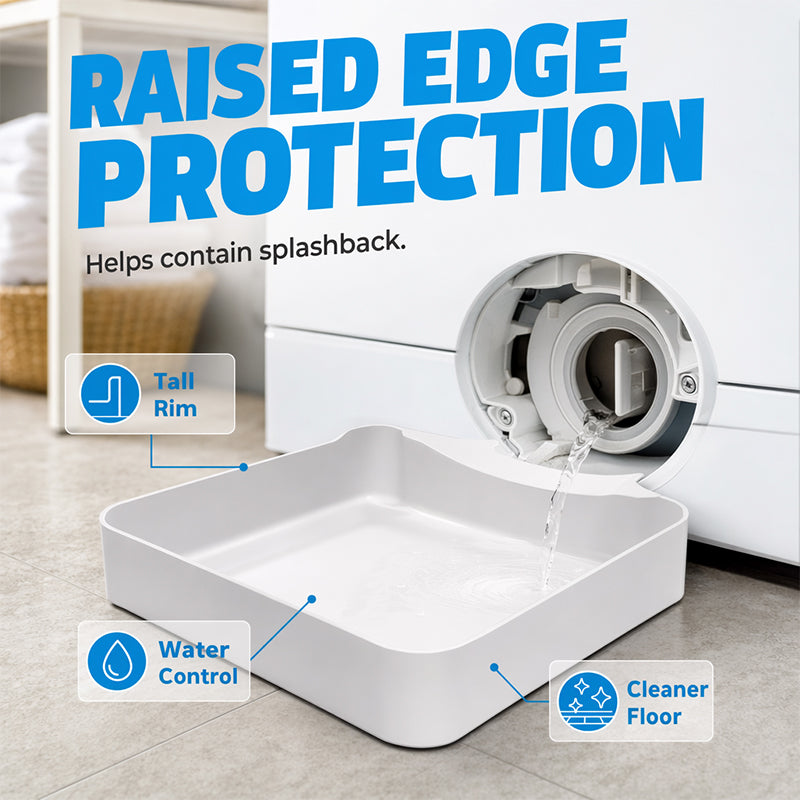 Lumethique™Universal Front-Load Washing Machine Drain Pan