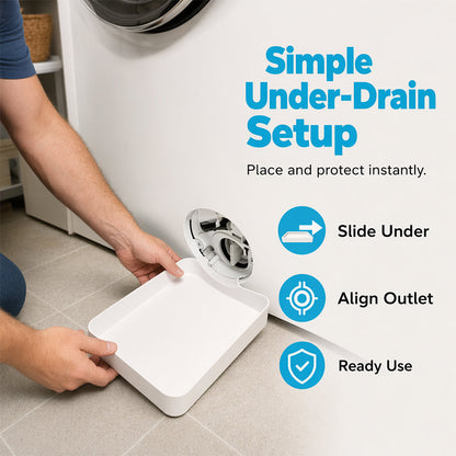 Lumethique™Universal Front-Load Washing Machine Drain Pan